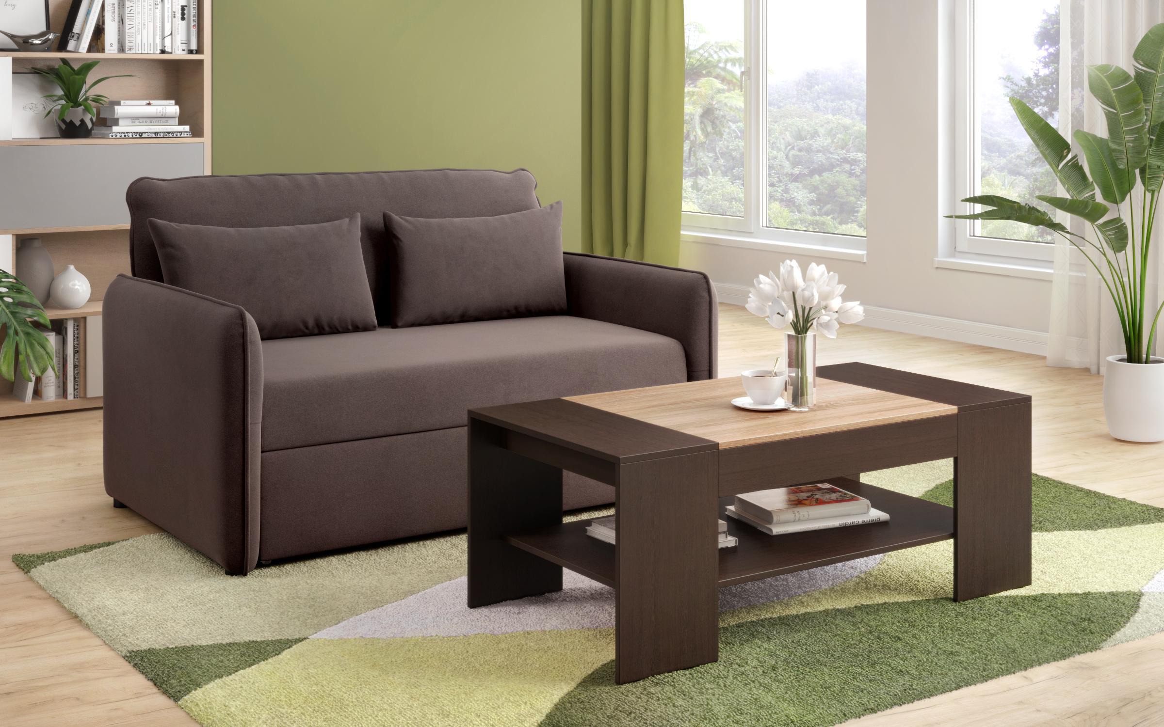 Coffee table Sima, Wenge + Sonoma oak  3